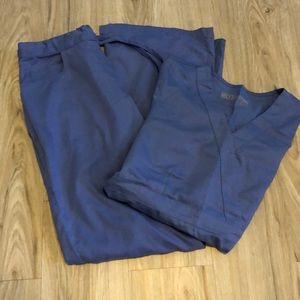 GREYS ANATOMY CEIL BLUE SCRUB SET